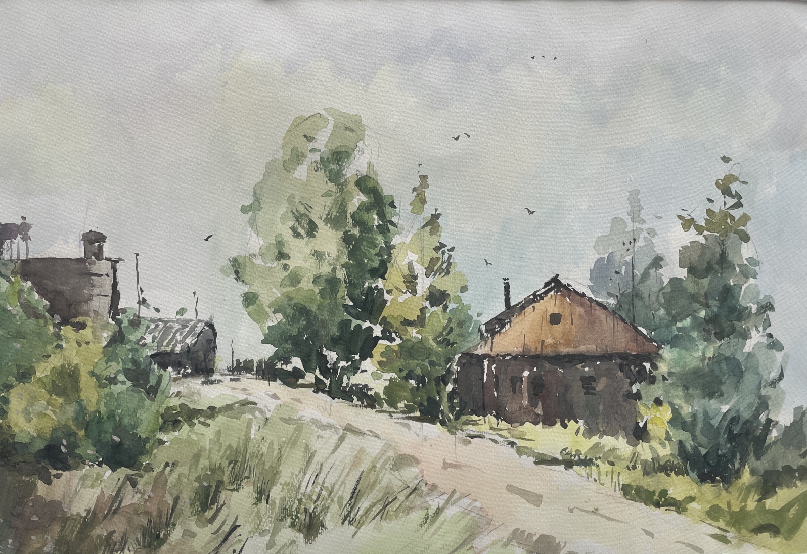 王晴宜《乡间小路》.jpg 王晴宜《乡间小路》.jpg