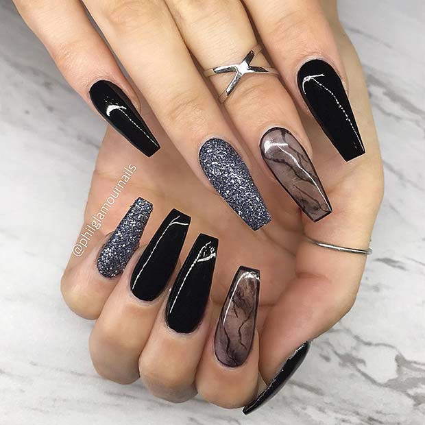 The Most Popular Black Box Nails Designs 2020 – African10