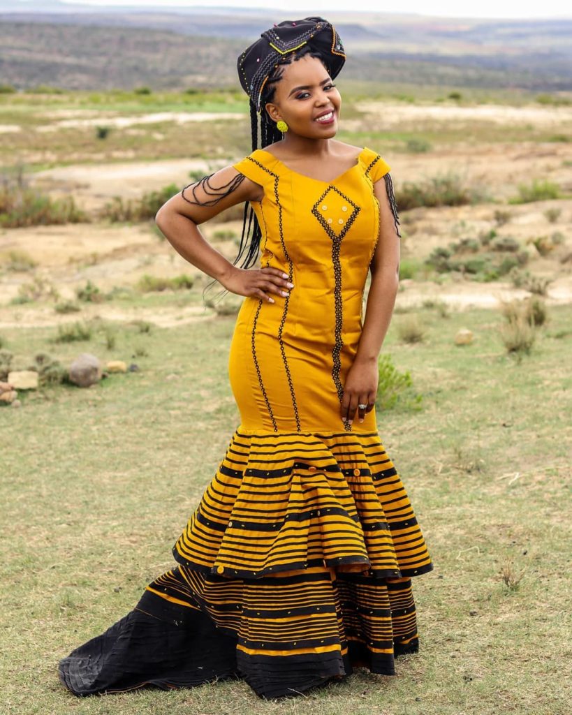 Xhosa Traditional Wedding Attire for African women - African10