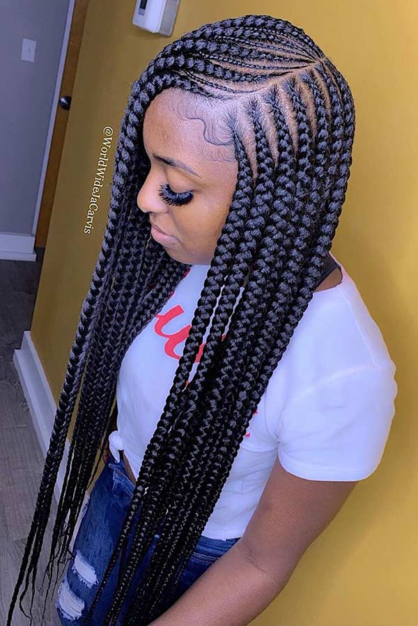 New Black Braided Hairstyle for african women – African10
