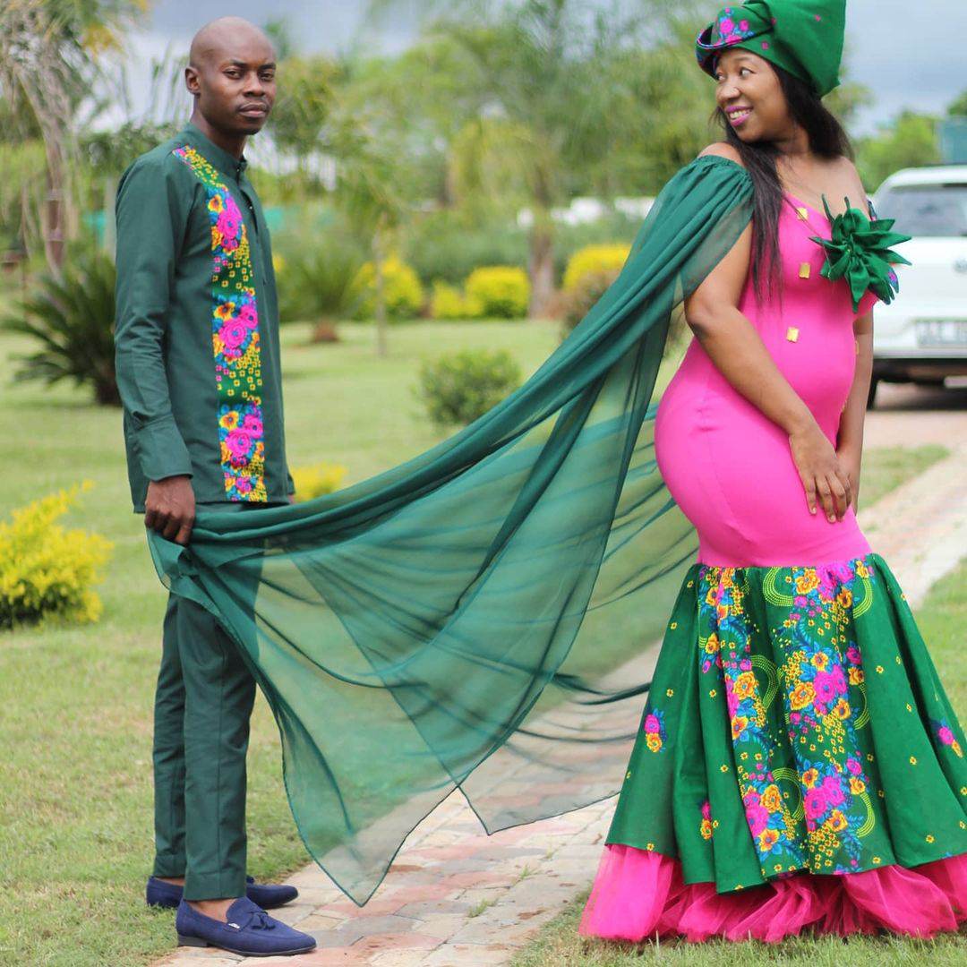 Nice Sepedi traditional wedding dresses For Makoti 2023 – African10